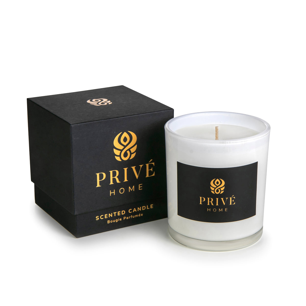 Black Wood <br> Luxury Scented Soy Candle 280 g