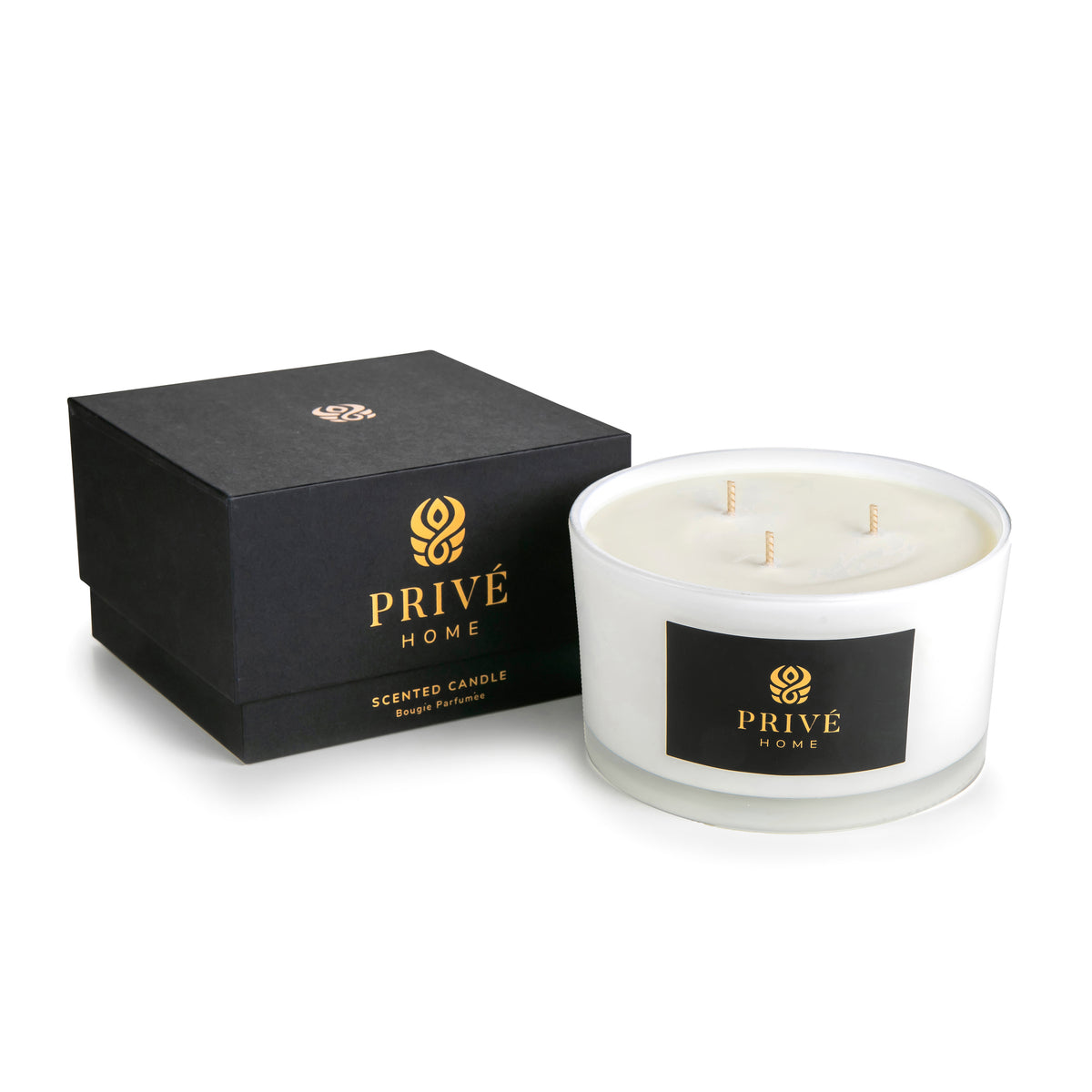 Black Wood <br> Luxury Scented Soy Candle 580 g